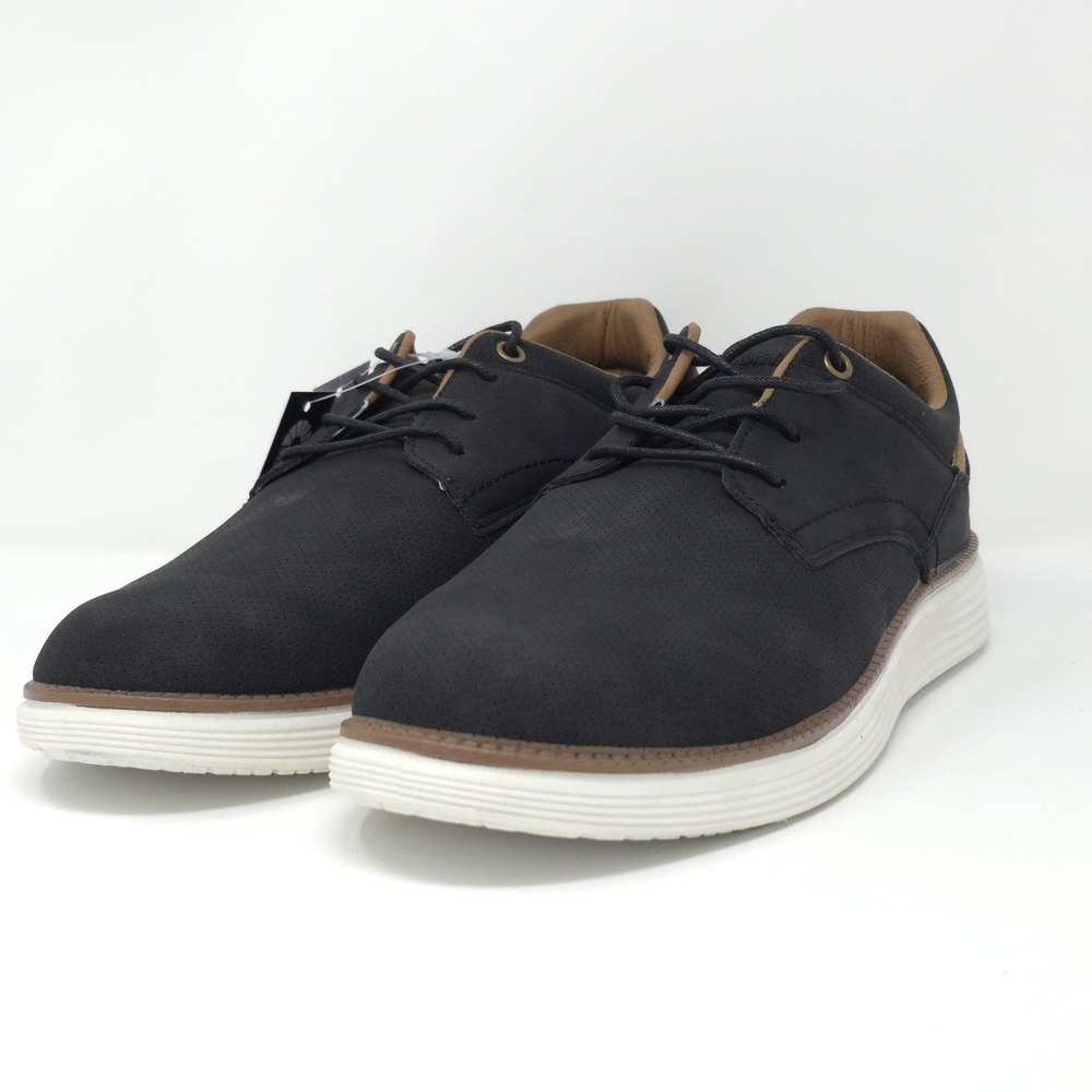 New Akademiks Dayton Black Oxford Dress  11 Comfort
